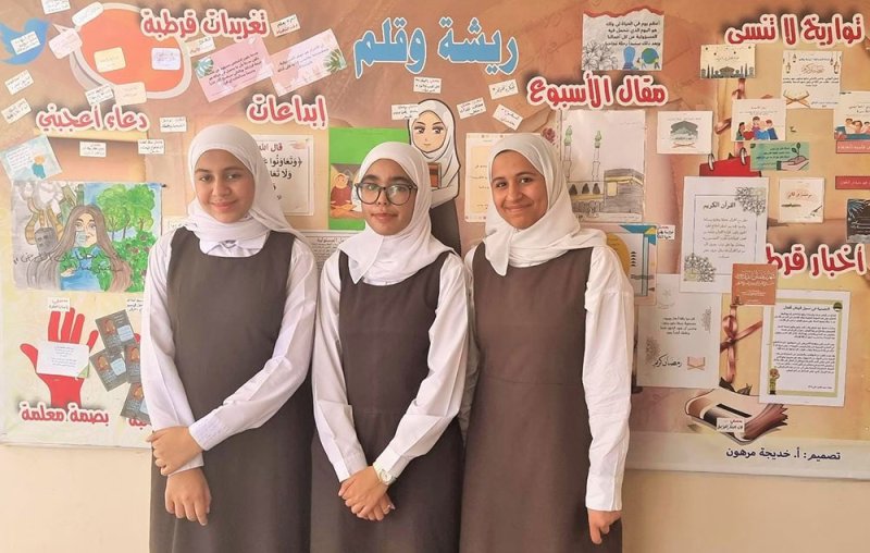 مشاركة 55 طالبة في إنتاج أعدادها الصحفية