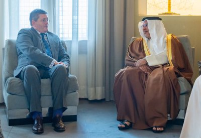 سمو ولي العهد رئيس مجلس الوزراء يؤكد الحرص على مواصلة تعزيز أوجه التعاون والشراكة الاستراتيجية بين مملكة البحرين والمملكة المتحدة