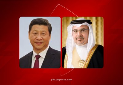 سمو ولي العهد رئيس مجلس الوزراء يتلقى برقية شكر من رئيس جمهورية الصين الشعبية