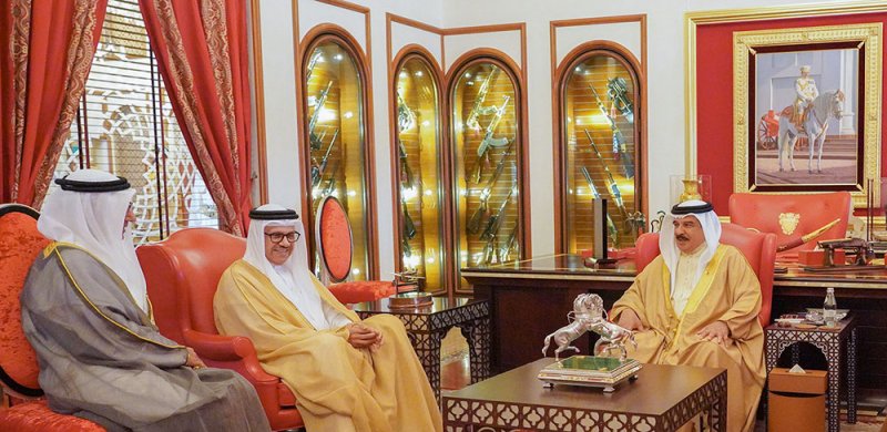 جلالة الملك المعظم يستقبل المدير العام للشئون القانونية وحقوق الإنسان في وزارة الخارجية