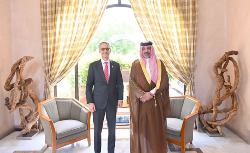 سمو الشيخ عبدالله بن حمد آل خليفة يستقبل سفير الولايات المتحدة الأمريكية