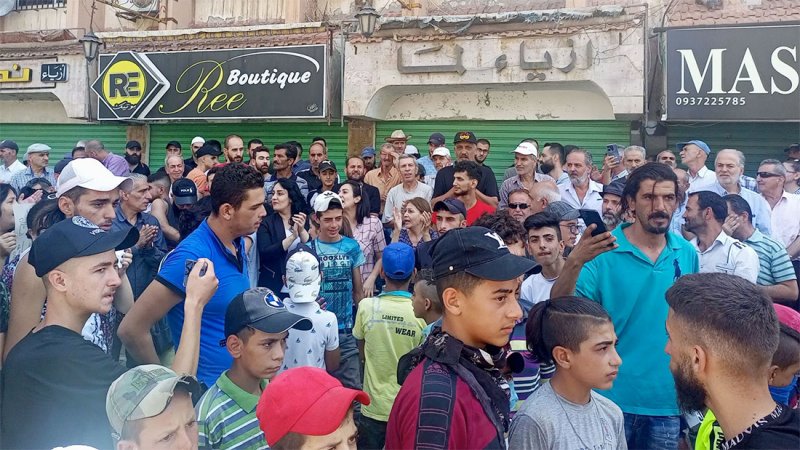 احتجاجات جنوبي سوريا لليوم الثاني على التوالي