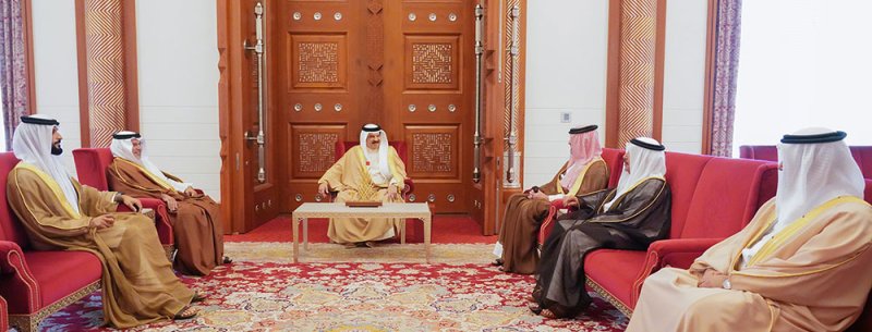 جلالة الملك المعظم يستقبل سمو ولي العهد رئيس مجلس الوزراء