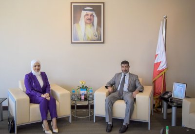 رئيس المؤسسة الوطنية لحقوق الإنسان يستقبل النائب حنان الفردان