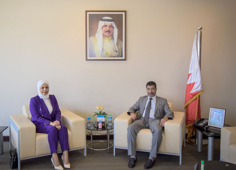 رئيس المؤسسة الوطنية لحقوق الإنسان يستقبل النائب حنان الفردان