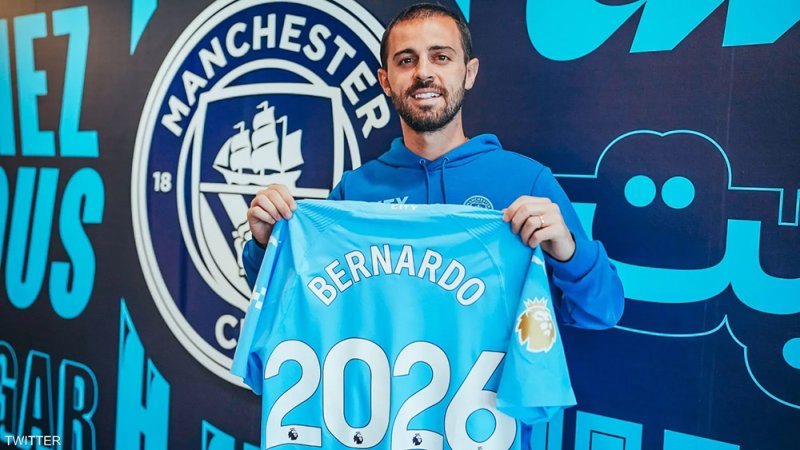 مان سيتي يمدد عقد البرتغالي برناردو سيلفا حتى 2026
