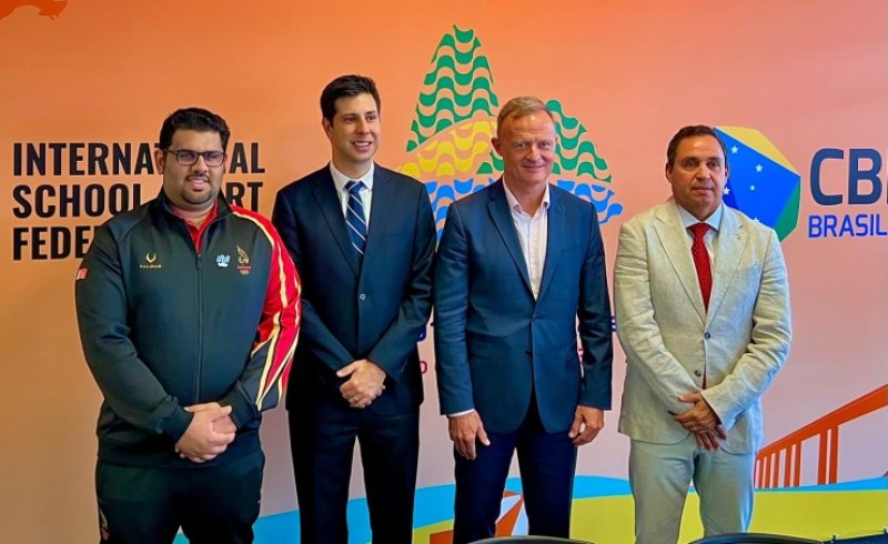 وفد تنفيذية لألعاب المدرسية (البحرين 2024) يبحث التعاون مع الاتحاد البرازيلي للمدارس