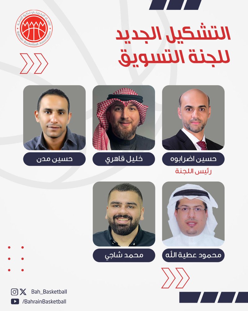 اعتماد التشكيل الجديد للجنة التسويق باتحاد السلة