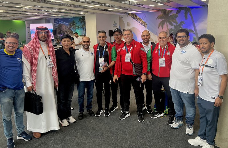 اللجنة التنفيذية لدورة الألعاب المدرسية الدولية تستعرض مع الاتحاد السعودي للمدارس استعدادات البحرين لاستضافة الدورة