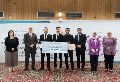 فريق طلابي من جامعة البحرين يطور يداً اصطناعية لمساعدة ذوي الهمم