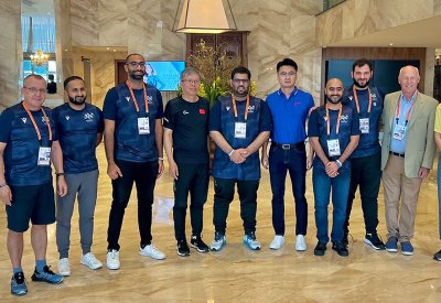 إسحاق عبد الله يبحث سبل التعاون مع رئيس الاتحاد الصيني للرياضة المدرسية