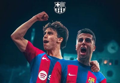 برشلونة يعلن تعاقده مع الثنائي البرتغالي فيلكس وكانسيلو