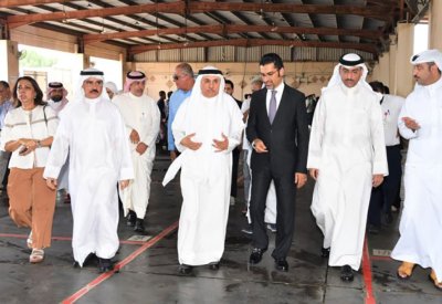 وزير شؤون البلديات والزراعة يتابع أعمال التطوير في سوق المنامة المركزي