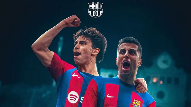 برشلونة يعلن تعاقده مع الثنائي البرتغالي فيلكس وكانسيلو