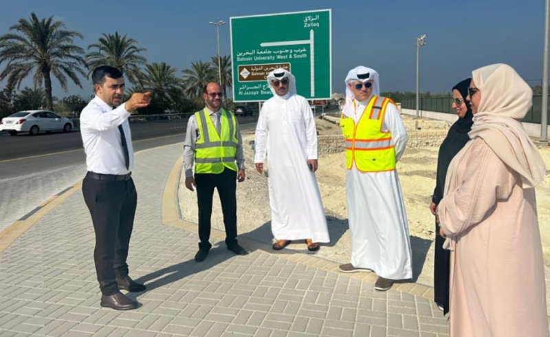 وكيل شؤون البلديات يطلع على سير أعمال المرحلة الثانية من تجميل وتطوير شارع الزلاق