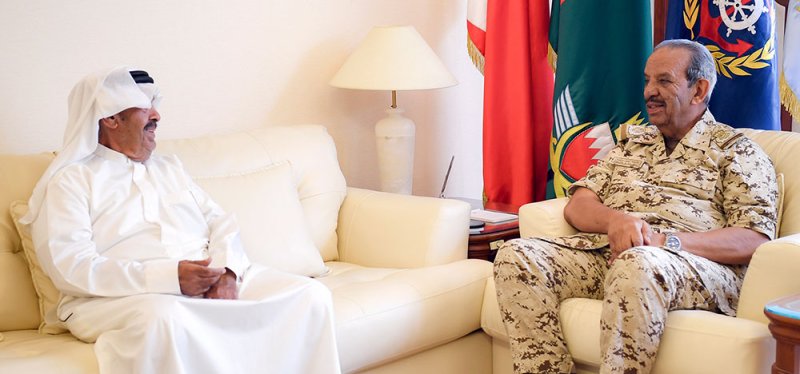 القائد العام يستقبل الشيخ أحمد بن محمد آل خليفة عضو مجلس الشورى