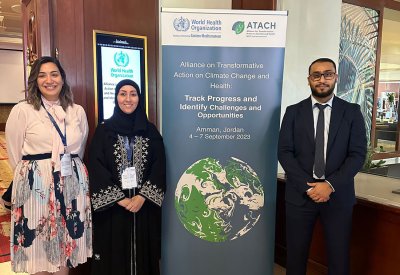 وزارة الصحة تشارك في الاجتماع الإقليمي لمنظمة الصحة العالمية بالأردن بشأن تغير المناخ والصحة