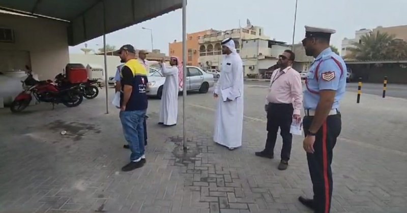 بلدية المنطقة الجنوبية تنفذ حملة على السكن الجماعي المشترك بمدينة عيسى