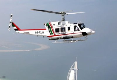 الإمارات.. سقوط طائرة عمودية بالبحر والبحث جارٍ عن الطاقم