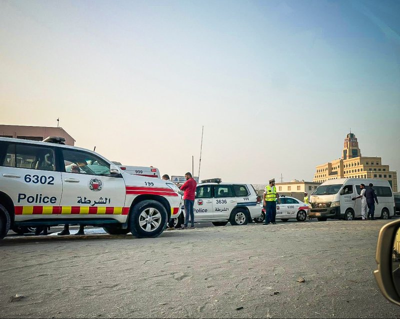 بالصور: وفاة آسيوي بحادث مروري على شارع الشيخ جابر الأحمد الصباح