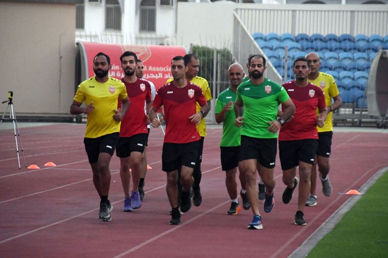 إجراء اختبارات اللياقة البدنية لحكام الاتحاد البحريني لكرة القدم