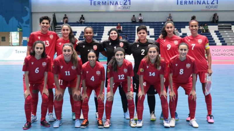 منتخب السيدات للصالات يحرز المركز الثالث ببطولة NSDF