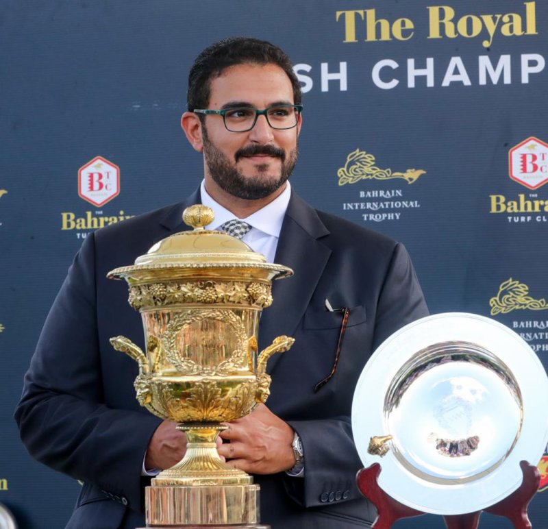 سمو الشيخ عيسى بن سلمان بن حمد يشهد كأس البحرين في إيرلندا