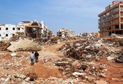 درنة كما تبدو من الفضاء.. صور مذهلة تكشف حجم "كارثة ليبيا"