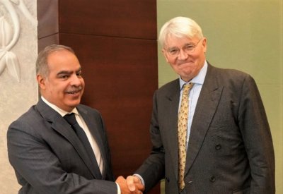 معالي عميد السلك الدبلوماسي العربي سفير مملكة البحرين لدى المملكة المتحدة يترأس لقاء مجلس السفراء العرب