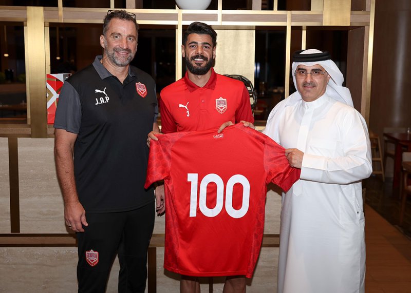 الحيام يدخل قائمة المئوية مع المنتخب الوطني