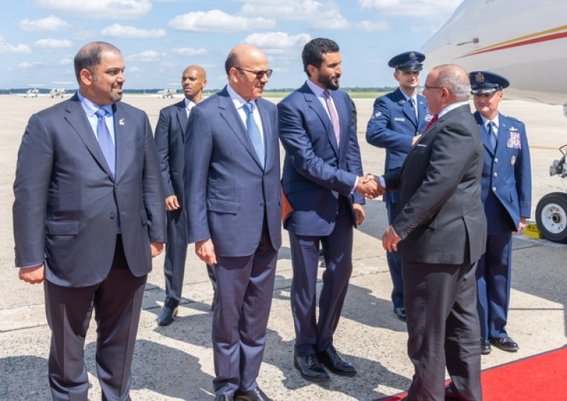 سمو ولي العهد رئيس مجلس الوزراء يصل إلى الولايات المتحدة الأمريكية الصديقة