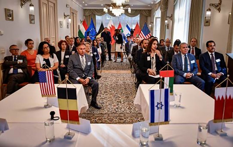 سفير مملكة البحرين لدى مملكة بلجيكا يشارك في حفل الاحتفاء بالذكرى السنوية الثالثة لتوقيع اتفاق المبادئ الإبراهيمية