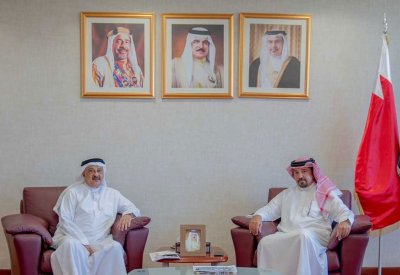 رئيس الجمارك يستقبل الإعلامي ناصر محمد