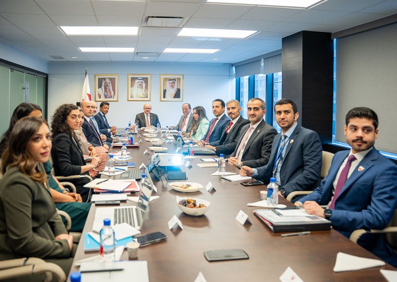 وزير الخارجية يقوم بزيارة لمقر البعثة الدائمة لمملكة البحرين لدى الأمم المتحدة في نيويورك