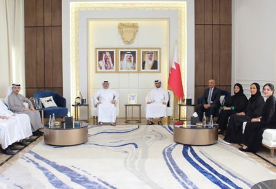 الرئيس التنفيذي لمركز ناصر للتأهيل والتدريب المهني يجتمع مع الرئيس التنفيذي لخدمات مطار البحرين
