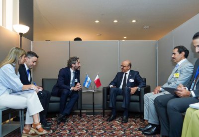 وزير الخارجية يجتمع مع وزير الخارجية والتجارة الدولية والعبادة في جمهورية الأرجنتين