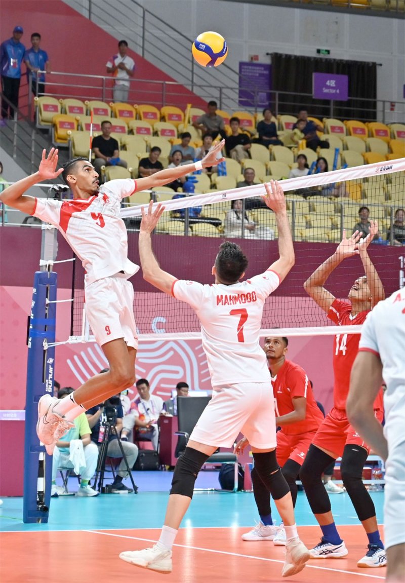 منتخب الطائرة يستهل مشواره الآسيوي بالفوز على النيبال