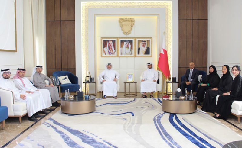 الرئيس التنفيذي لمركز ناصر للتأهيل والتدريب المهني يجتمع مع الرئيس التنفيذي لخدمات مطار البحرين