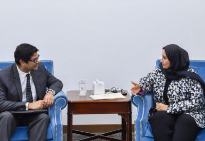 وزيرة الصحة تستقبل سفير جمهورية الهند لدى مملكة البحرين