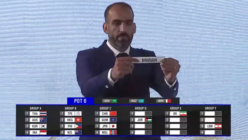 منتخبنا السلاوي في المجموعة السادسة لتصفيات كأس آسيا