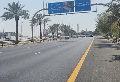 "الأشغال": الانتهاء من مشروع إعادة تأهيل شارع الشيخ خليفة بن سلمان