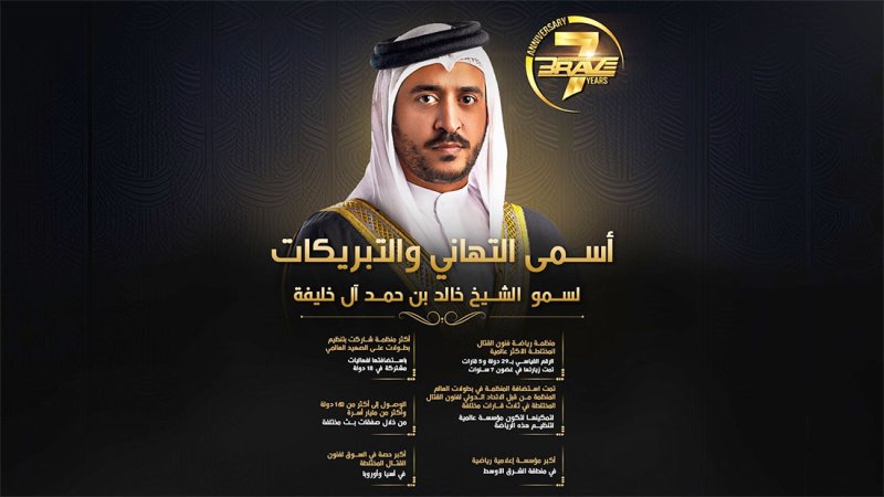 بفضل انتشارها الإعلامي الواسع عالميًا: BRAVE CF أكبر منصة لإبراز مملكة البحرين