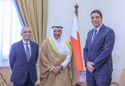 مستشار جلالة الملك لشؤون الشباب والرياضة يستقبل السفير المصري