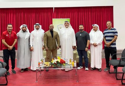التوبلاني يستقبل الحداد ويبحث معه سبل اعادة كمال الأجسام بالنادي