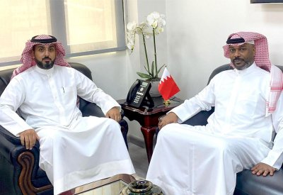 رئيس وحدة التحقيق الخاصة يستقبل رئيس جمعية الحقوقيين البحرينية