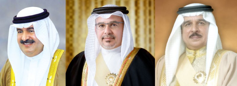 الملك المعظم وسمو ولي العهد رئيس الوزراء يتلقيان تعزية سمو الشيخ علي بن خليفة