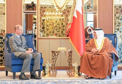 سمو ولي العهد رئيس مجلس الوزراء: العلاقات البحرينية البريطانية تشهد تنامياً وتقدماً على مختلف الأصعدة
