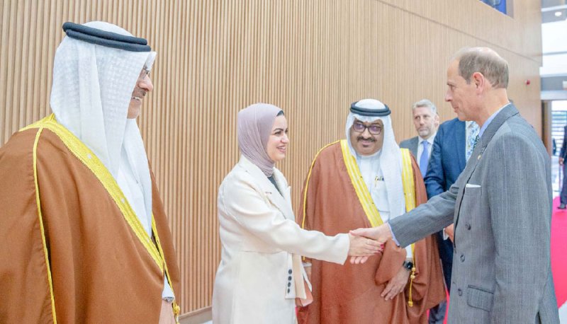 الأمير إدوارد يزور المدرسة البريطانية