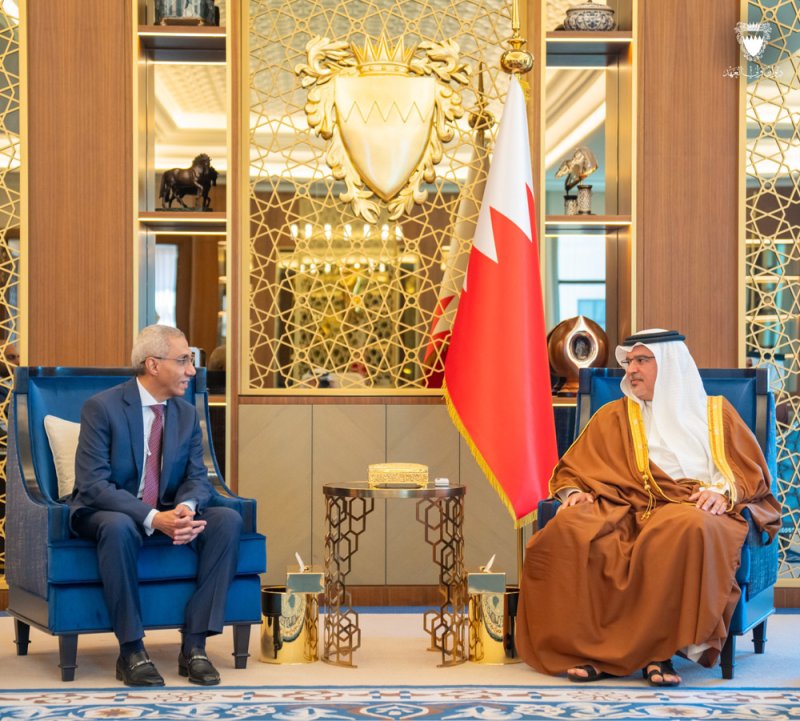 سمو ولي العهد رئيس مجلس الوزراء يؤكد على ما يربط البحرين ومصر من علاقات راسخة