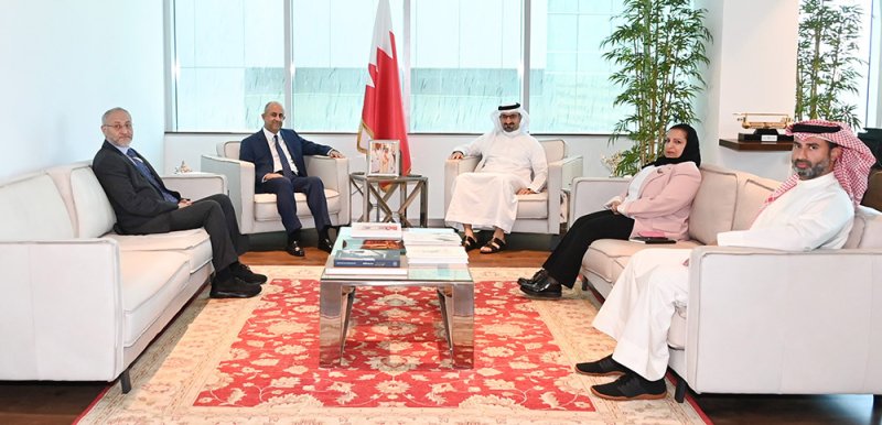 وزير الصناعة والتجارة يستقبل المنسق المقيم للأنشطة التنفيذية لمكتب الأمم المتحدة